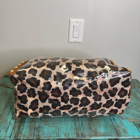 Stuart Weitzman PVC Animal Print Purse Mobwife - Picture 8 of 16